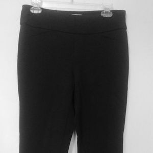 Cambridge Slim, Black Ponte-knit pants